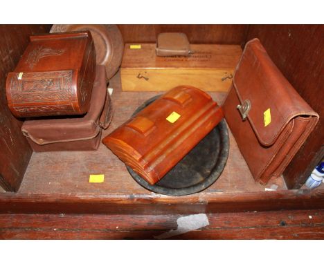SECTION 52.  A boxed set of table croquet, by F.H. Ayres, together with an early orange marbled plastic Art Deco double inkwe