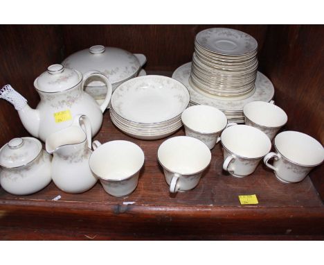 SECTION 40.  A Royal Doulton 'Diana' pattern part tea and dinner service comprising of 41 pieces.