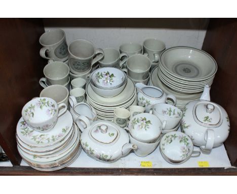 SECTION 16. A Royal Doulton Earth Flower part tea /dinner service and a German Franconia tea set.