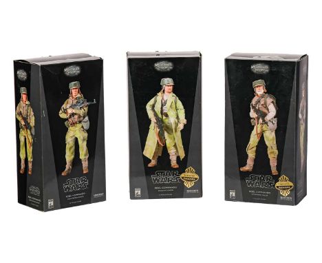 A Star Wars Sideshow Collectibles Militaries of Star Wars Rebel Commando Sergeant Endor 1:6 Scale Figure, together with Rebel