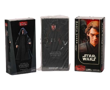 A Star Wars Sideshow Collectibles Darth Maul 1:6 Scale Figure, unopened in sealed bag and with original outer carton, togethe