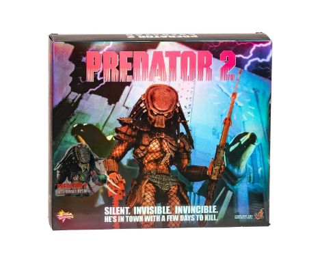 A Hot Toys Predator 2 1:6 scale Collector's Edition Predator figure, MMS45, in original box with outer sleeve (no carton), ap