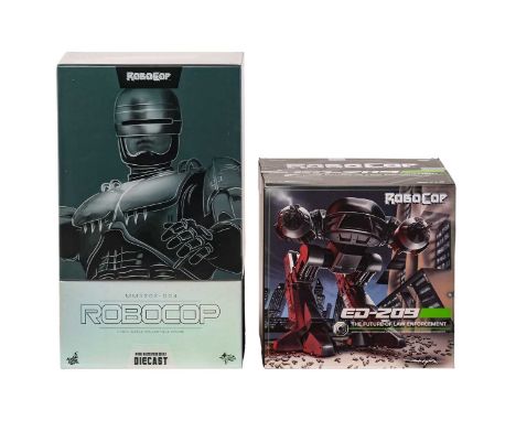 A Hot Toys Robocop 1:6 scale collectible figure, MMS202-D04, in original box with original outer carton, together with a Reel