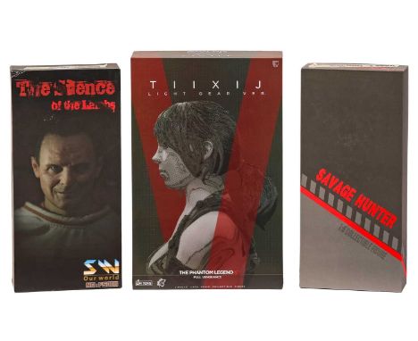 A SW Our World Silence of the Lambs 1:6 scale figure, Hannibal Lecter, F5006, boxed, together with a Limtoys The Phantom Lege
