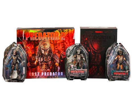 Hot Toys Predator 2 City Hunter Predator 1:6 scale collectible figure, MMS 173, in original box (previously opened, missing r