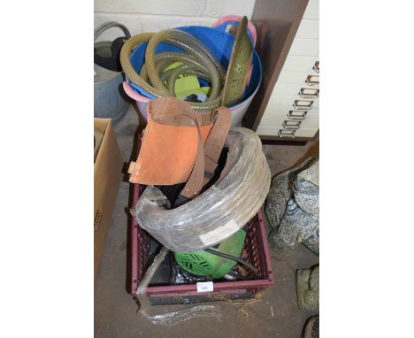 Quantity of assorted garden accessories and tools