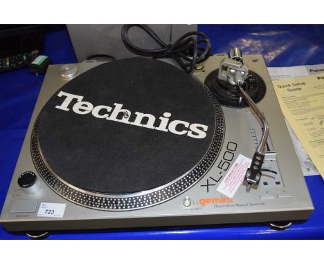 Technics XL-500 direct drive manual turntable
