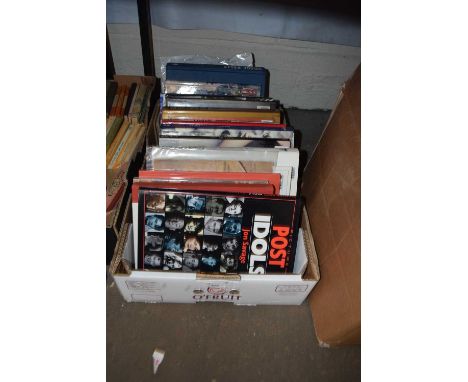 Further box of books, various titles including Picture Post Idols