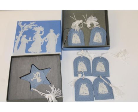 A selection of Wedgewood Jasperware 