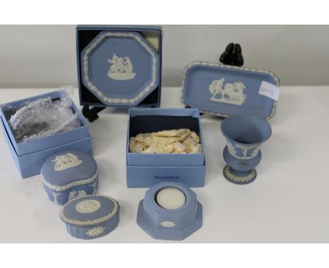 A selection of Wedgewood Jasperware 