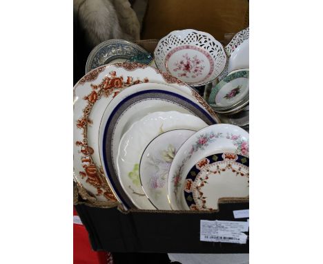 A large collection of assorted ceramic plates etc Collection Only 