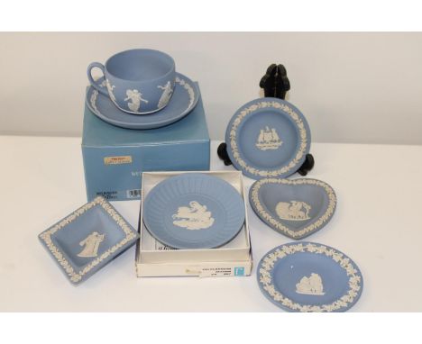 A selection of Wedgewood Jasperware 