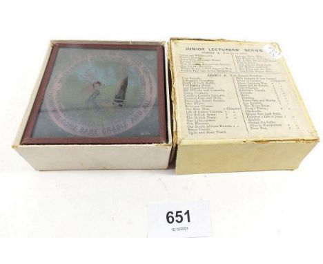 A Magic Lantern slide coloured story set entitled Nursery Rhymes.  From the Primus Junior Lecturers series, complete 