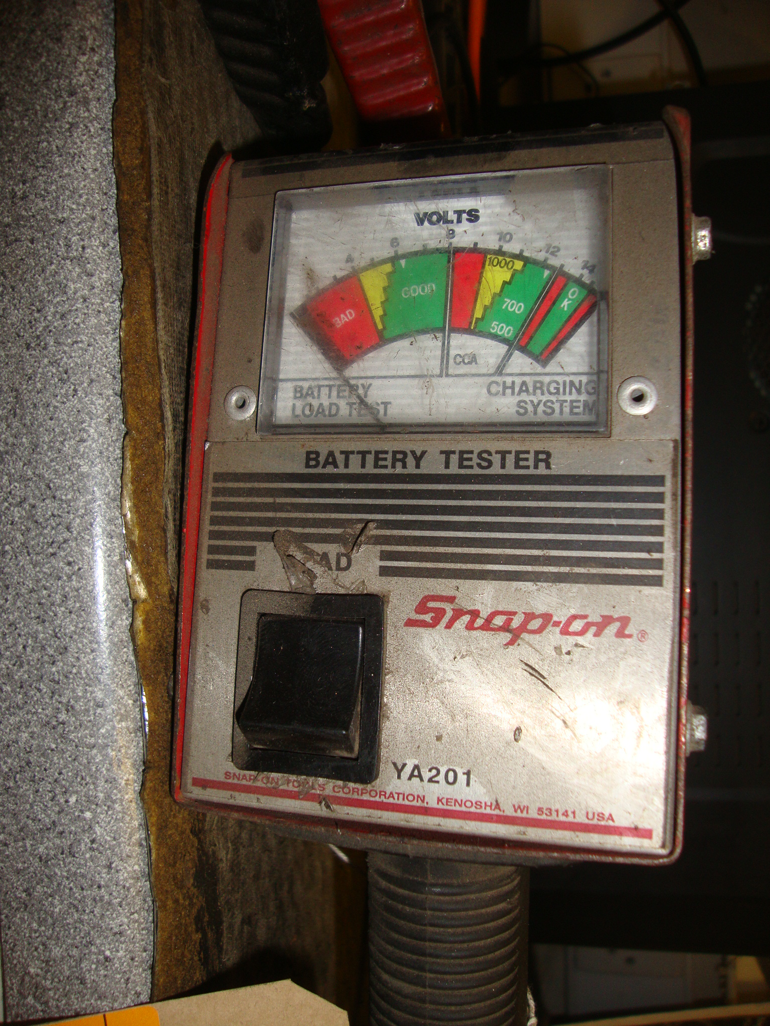 Snapon model YA201 battery tester