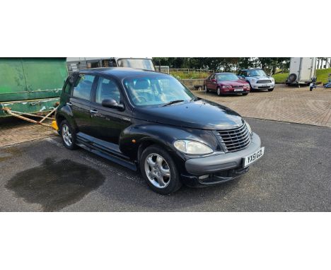 2001 Chrysler PT Cruiser, 1998cc petrol, auto. Registration number YX51 GZL. VIN number 1C8FZBB921T673832.Sold with the V5C, 