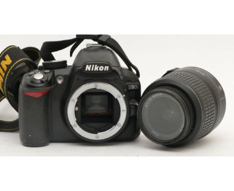 A boxed Nikon D3100 DSLR camera with 18-55mm lens 