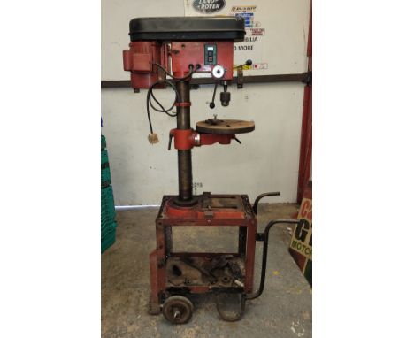 A Sanders single phase pillar drill. 