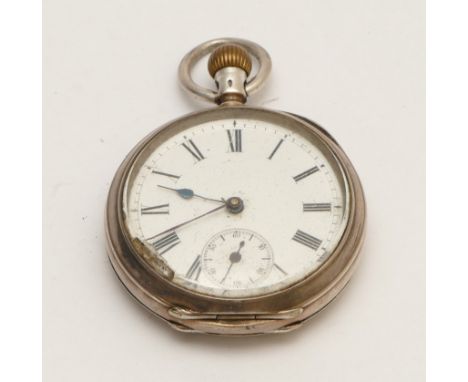 Sir John Bennett, London, a 935 standard silver keyless wind open face pocket watch, 47mm, working when catalogued