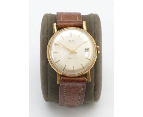 Smiths, a gold plated manual wind gentleman's wristwatch, 32mm, working when catalogued