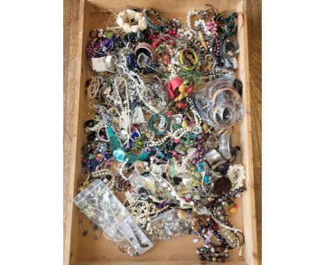 A collection of approximately 9kg of costume jewellery. 