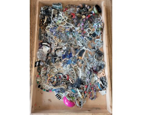 A collection of approximately 9kg of costume jewellery. 