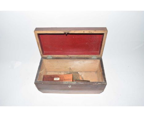 19th Century sarcophagus formed tea caddy