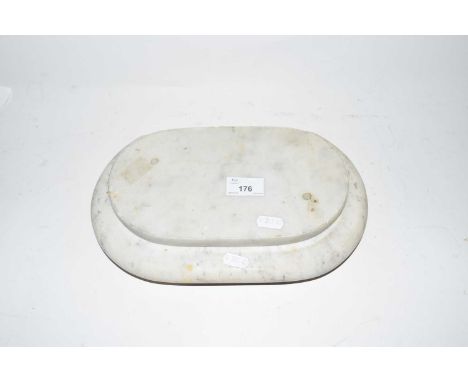 Marble plinth for a mantel clock