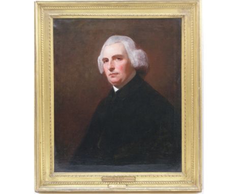 George Romney (1734-1802), Portrait of the Reverend Robert Potter, oil on canvas, 76cm x 63.5cm, inscribed to labels verso

P