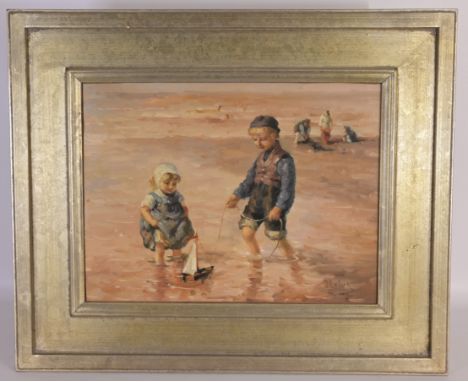 Jean Lefort (French, b. 1948) Oil on Canvas Panel. Signed lower right. Sight Size: 11.5 x 15.5 in. Overall Framed Size: 19.25