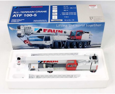 Conrad No.2096 1/50th scale diecast model of a FAUN Tadano All-Terrain ATF 100-5 Crane, housed in the original polystyrene pa