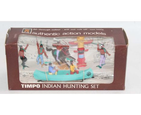 Timpo Wild West Series, No.278 Indian Hunting Set, housed in the original window display box (NMM-BVGNM)
