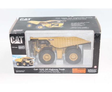 Norscot No.55151 1/50th scale boxed diecast model of a CAT 793D Off-Highway Truck, housed in the original window box (VG-BG)