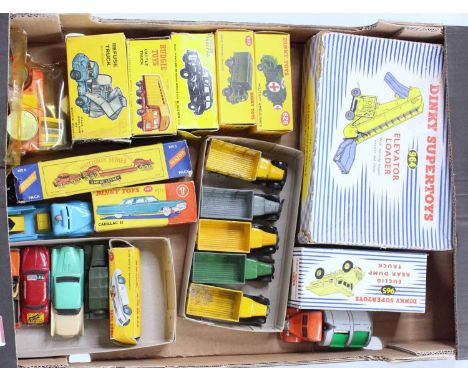 One tray containing mostly Dinky Toys including, No. 133 Cunningham Racing Car, No. 147 Cadillac 62, No. 169 Studebaker Golde