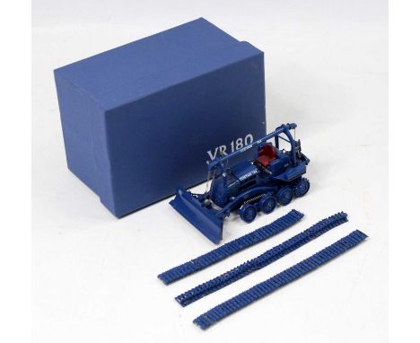 Black Rat Models, white metal hand-built model of a Vicker VR180 Costain Crawler Cable Bulldozer, housed in the original foam