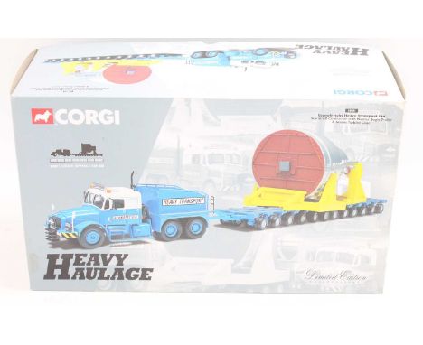 A Corgi Toys Heavy Haulage 1/50 scale, No. 18001 Econofreight Heavy Transport Ltd, Scammell contractor, with Nicholas bogie t