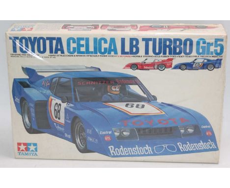 TAMIYA 1.20 scale plastic kit, GC2009 Toyota Celica LB Turbo ‘Rodenstock’ Red or Blue 1977 Grp.5 #1/#56/#68 inc Super Detaile