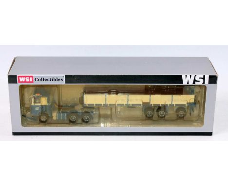 WSI Collectibles No.10162 1/50th scale diecast model of a Schreuders Scania 6x2 with a 3 Axle trailer, housed in the original