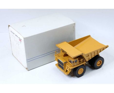 Conrad No.2723 1/50th scale diecast model of a Komatsu Haul Pak Dump Truck, housed in the original packaging with sleeve