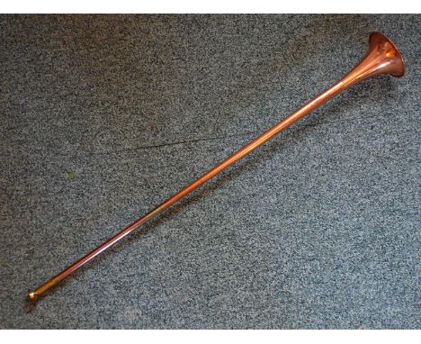 Copper hunting horn