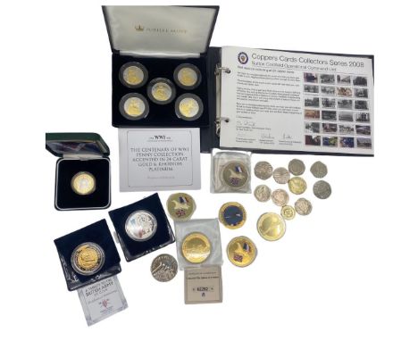 Selection of Coins.  To include Six Concorde Cupro-Nickel Coins, 2006 Five Pounds Coin, a Tribute to The British Army £5 Coin