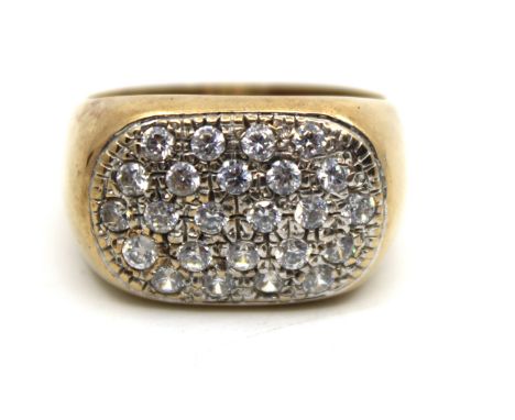 ***RE-OFFER IN 26TH JULY SALE AT &pound;150-&pound;200 FIXED RESERVE OR CUSTOMER TO COLLECT***

Men's 9ct Yellow Gold Cubic Z