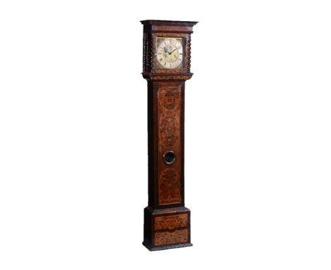 A rare William III walnut and Arabesque marquetry eight-day longcase clock   William Bilsbrough, Gargrave, circa 1695-1700   