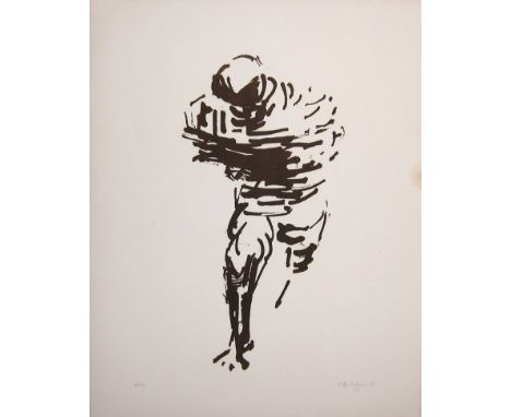 OLIFFE RICHMOND [1919-77]. Running Figure, 1966. Lithograph, 58/250. Signed and dated. 65 x 51 cm [sheet size]. Unframed. Pro