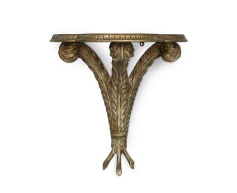 A carved giltwood console tableFirst-half 20th centuryFirst seen in Season 5, in the Diana Kensington Palace Apartments setTh