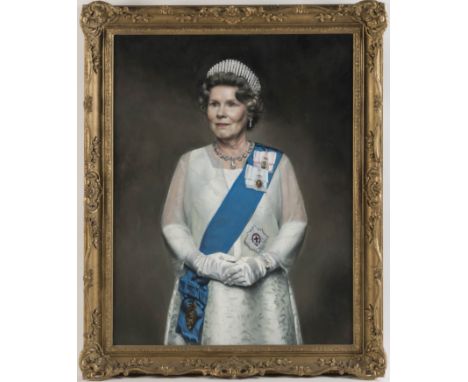 Desmond Mac Mahon (British)Imelda Staunton (as the Queen) Season 5, Episode 8, 'Gunpowder'A three-quarter-length portraitSign