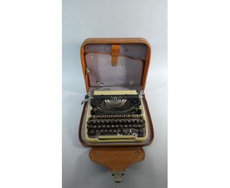 A Vintage Cased Portable Manual Typewriter 