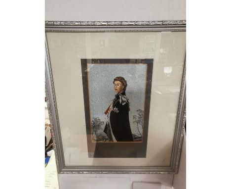 Limited Edition 129/500 Queen Elizabeth II 'Great House' Silk Tapestry for 1977 Jubilee