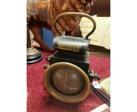 Dependence J &amp; R Oldfield Railway Lamp, circa 1920's 