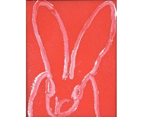 Hunt Slonem (American, b. 1951) "Red Rover" Oil on Panel. Signed, titled and dated (2020) verso.Sight Size: 10 x 8 in. Overal
