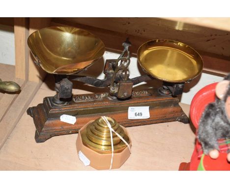 Vintage scales and weights